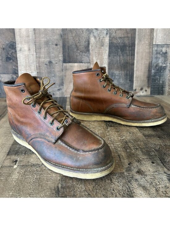Red Wing 875 Moc Toe Work Boots Mens 13 D main image 5